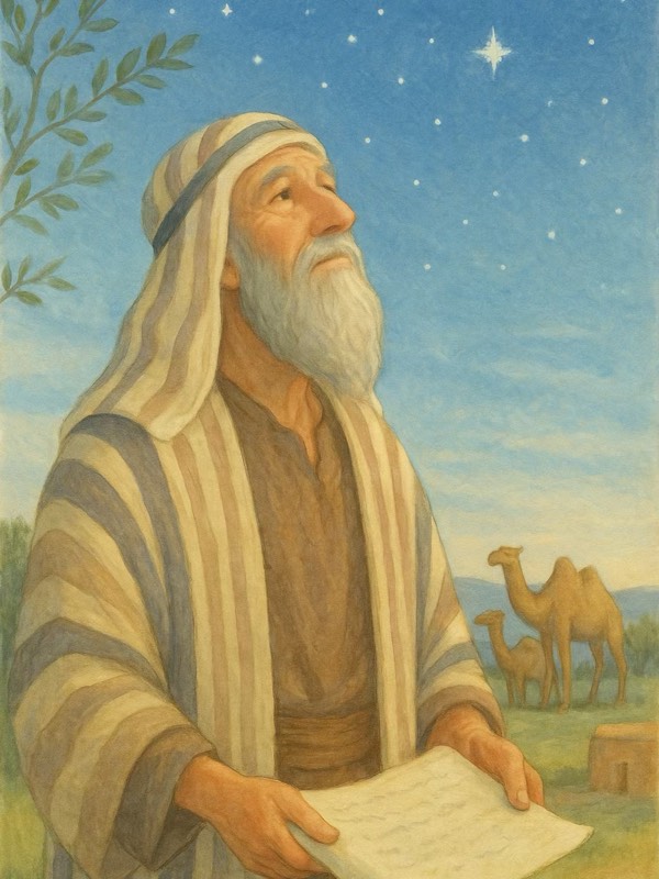 Painting of Saint Abraham