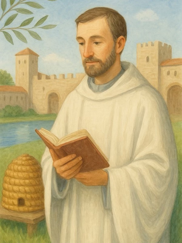 Painting of Saint Ambrose