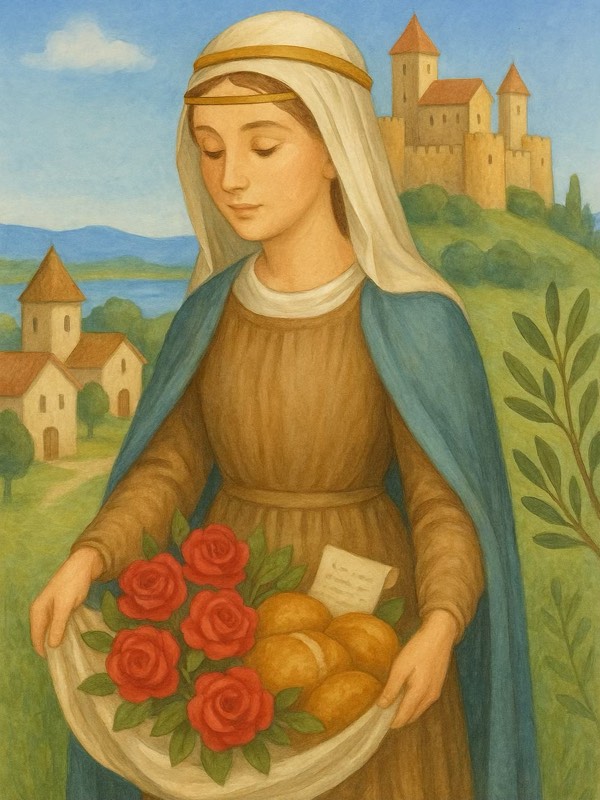 Painting of Saint Elizabeth of Hungary