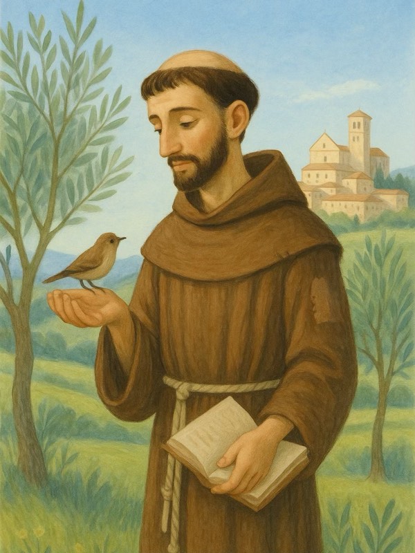Painting of Saint Francis of Assisi