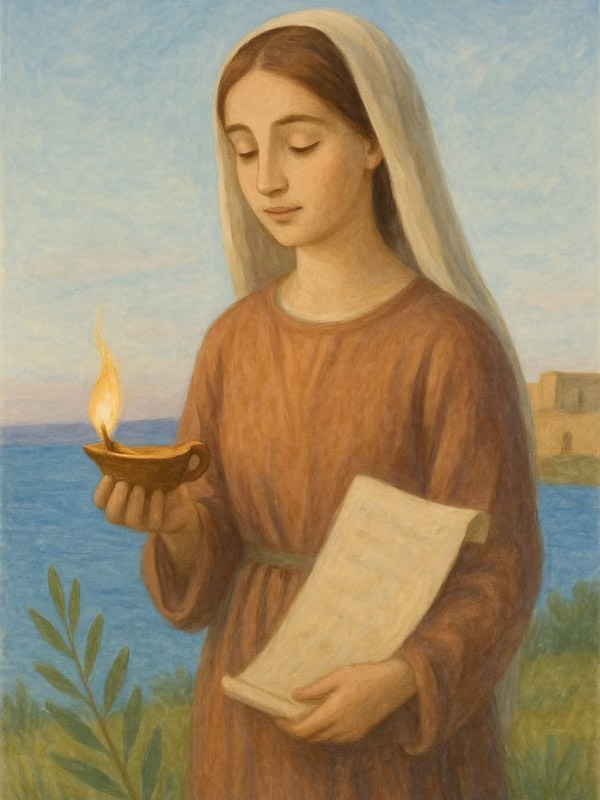 Painting of Saint Lucy
