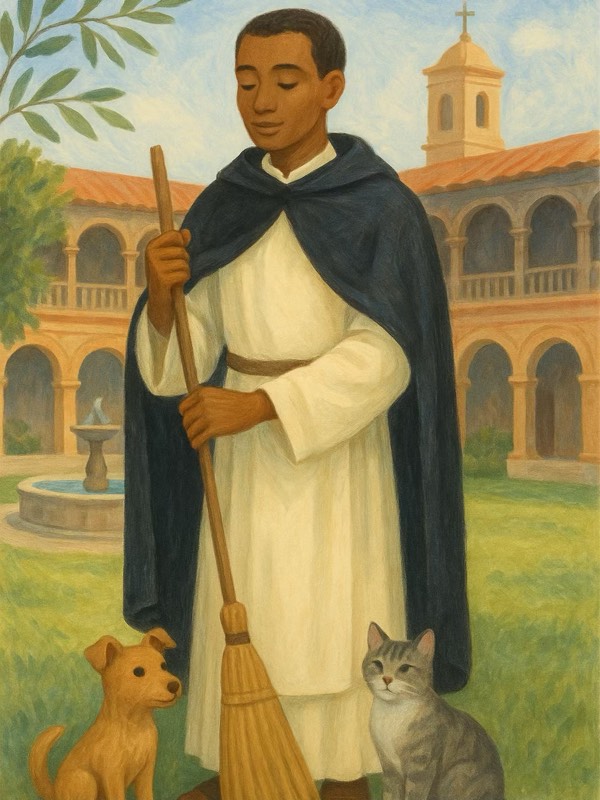 Painting of Saint Martin de Porres